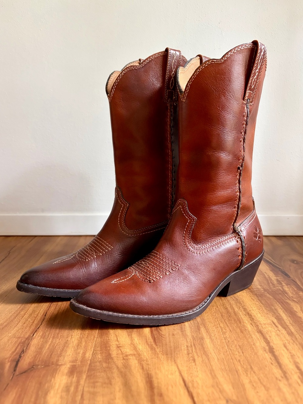 Patricia Nash Leather Cowboy Boots